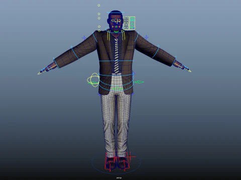 Cartoon Man 3D Model