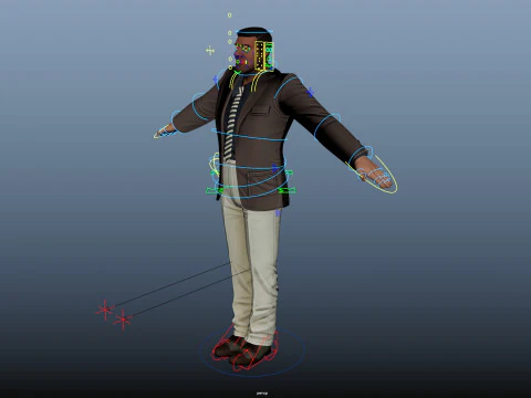 Cartoon Man 3D Model