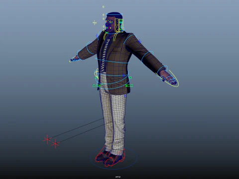 Cartoon Man 3D Model