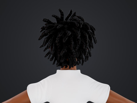 Cartoon Woman Rigged 3D Model