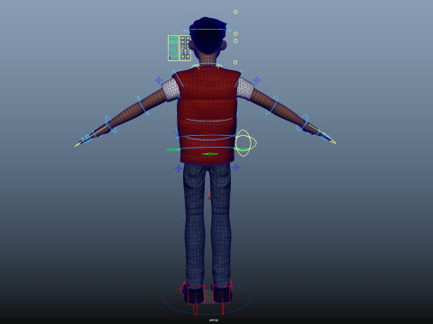 Cartoon Man Rigged Modelo 3D