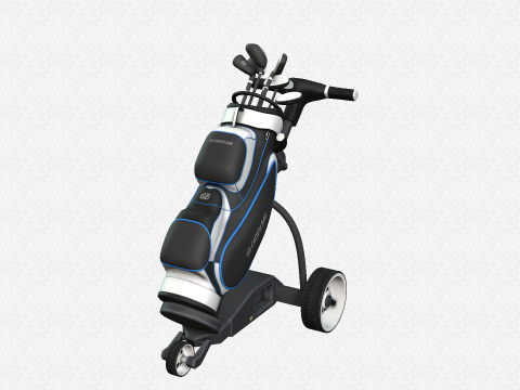 Golf Course Trolley 3D Model