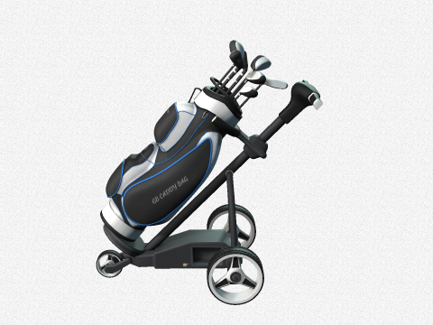 Golf Course Trolley 3D Модель