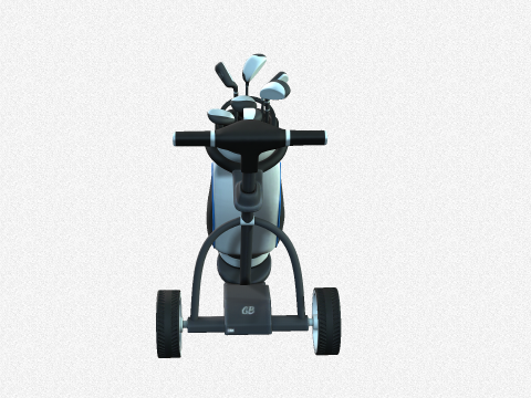 Golf Course Trolley 3D Модель