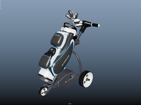 Golf Course Trolley 3D Модель