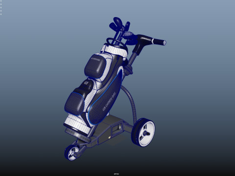 Golf Course Trolley 3D Модель