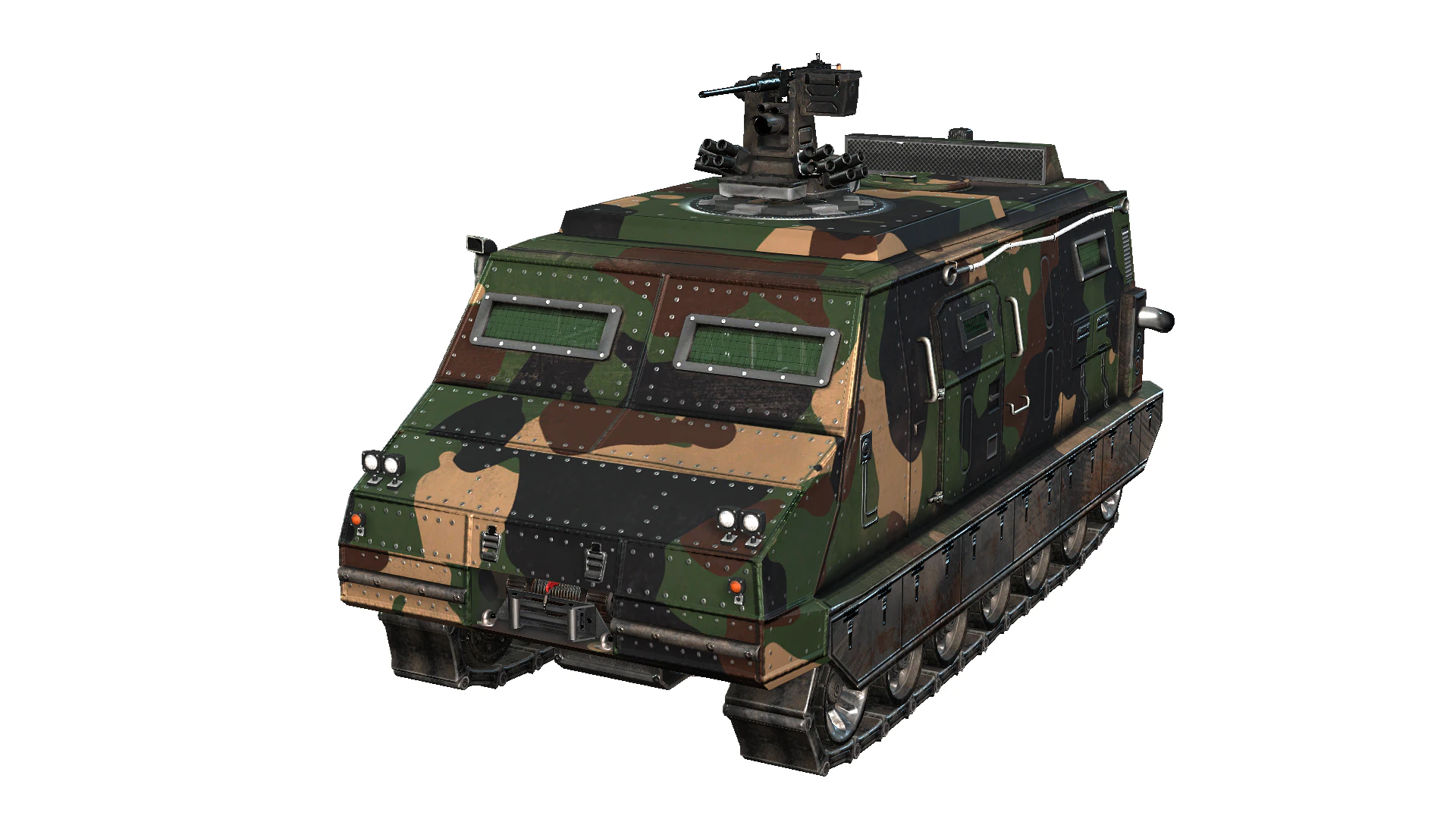 Cat RWS Camo 3D Model .c4d .max .obj .3ds .fbx .stl .blend