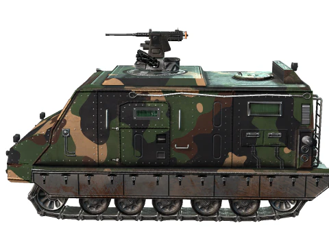 Cat RWS Camo 3D Model