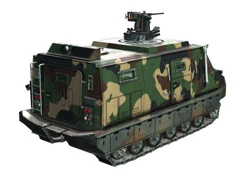 Cat RWS Camo 3D Model