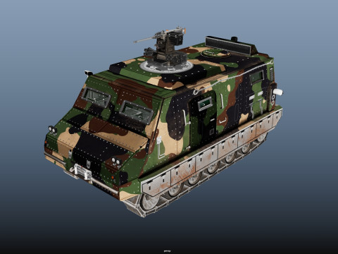 Cat RWS Camo Modèle 3D