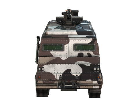 Tracked armored vehicle 3D Model