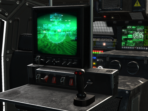Tracked armored vehicle 3D Model