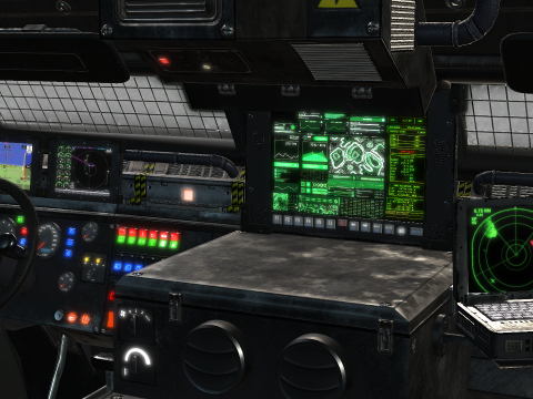 Tracked armored vehicle 3D Model