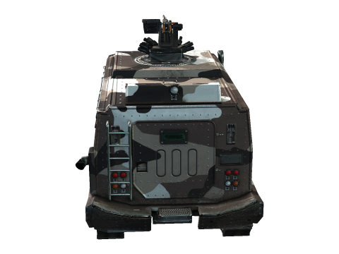 Tracked armored vehicle 3D Model