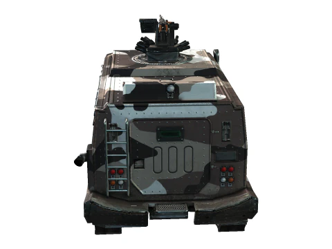 Tracked armored vehicle 3D Model