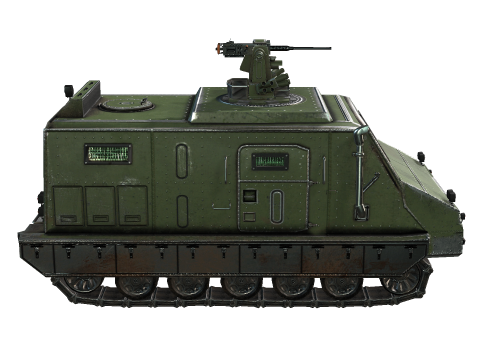 Tracked armored vehicle 3D 모델