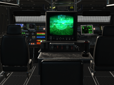 Tracked armored vehicle 3D 모델