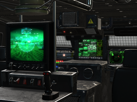 Tracked armored vehicle 3D 모델