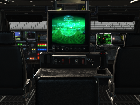 Tracked armored vehicle 3D 모델