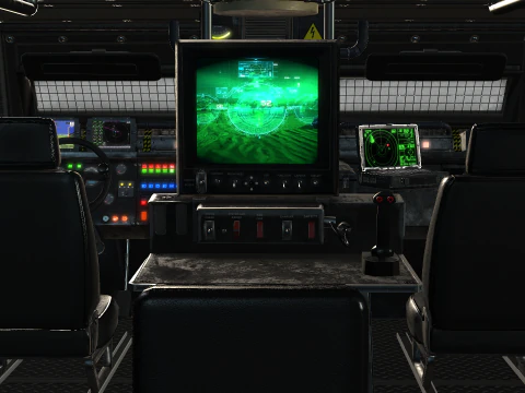 Tracked armored vehicle 3D Model