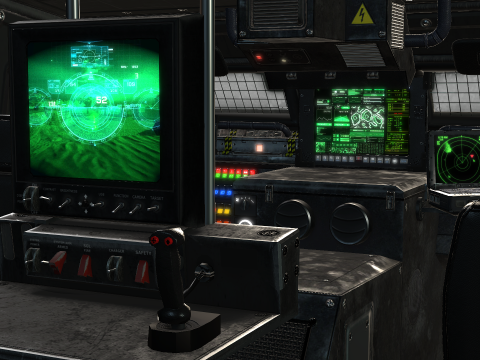 Tracked armored vehicle 3D 모델