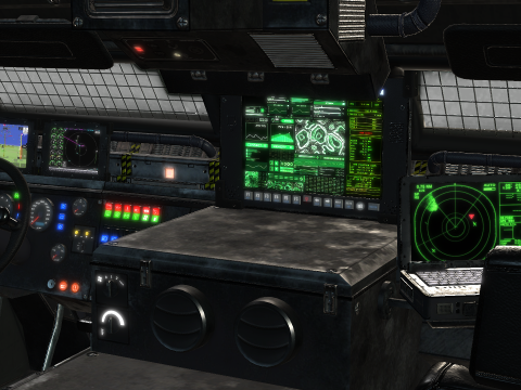 Tracked armored vehicle 3D 모델