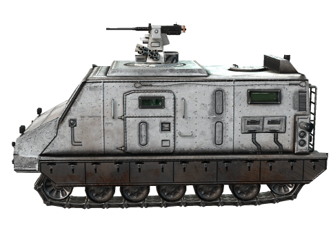 Tracked armored vehicle Modello 3D