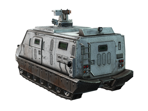 Tracked armored vehicle Modello 3D