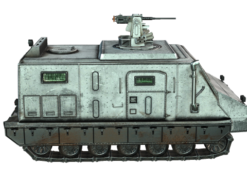 Tracked armored vehicle Modello 3D