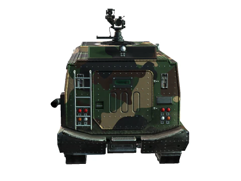 Tracked armored vehicle 3D Model