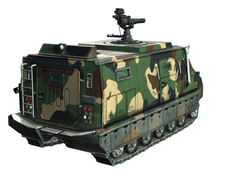 Tracked armored vehicle 3D 모델