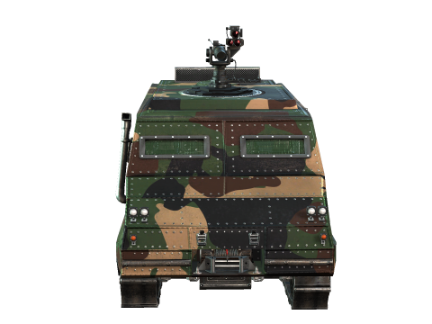 Tracked armored vehicle 3D 모델