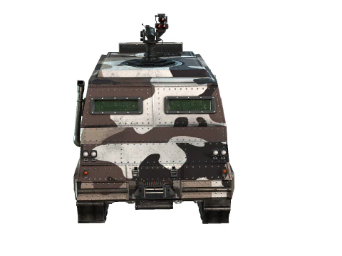 Tracked armored vehicle 3D Model