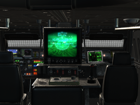 Tracked armored vehicle 3D 모델