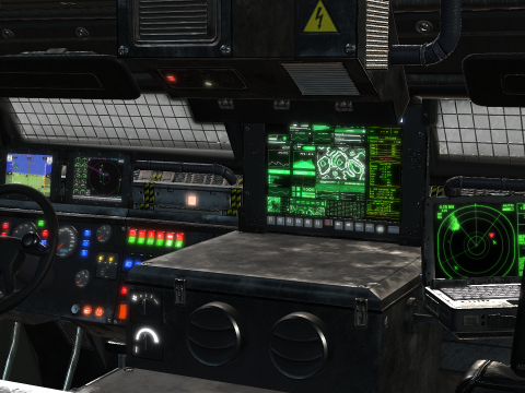 Tracked armored vehicle 3D 모델