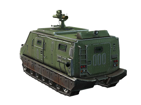 Tracked armored vehicle 3D Model