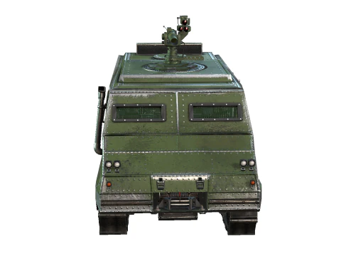 Tracked armored vehicle 3D Model