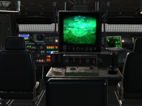 Tracked armored vehicle 3D 모델