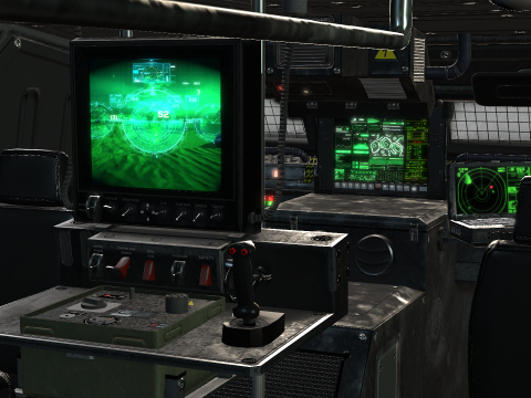 Tracked armored vehicle 3D 모델