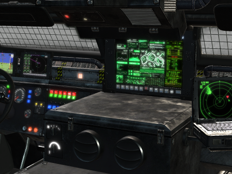 Tracked armored vehicle 3D 모델