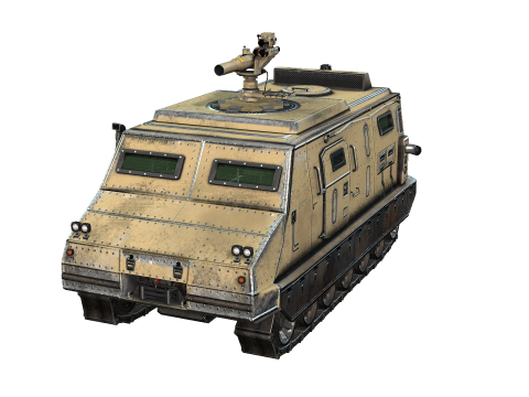 Tracked armored vehicle 3D Model