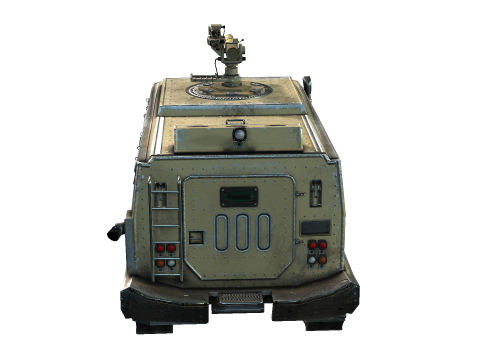 Tracked armored vehicle Model 3D