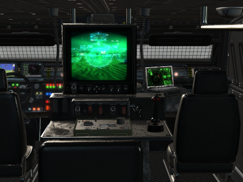 Tracked armored vehicle Model 3D