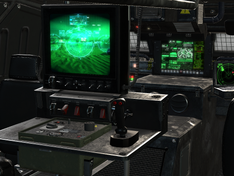 Tracked armored vehicle Model 3D