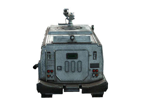 Tracked armored vehicle 3D Model