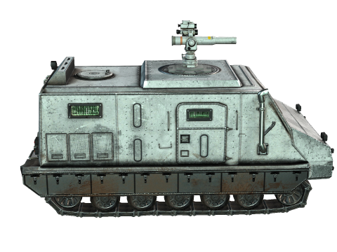 Tracked armored vehicle 3D Model