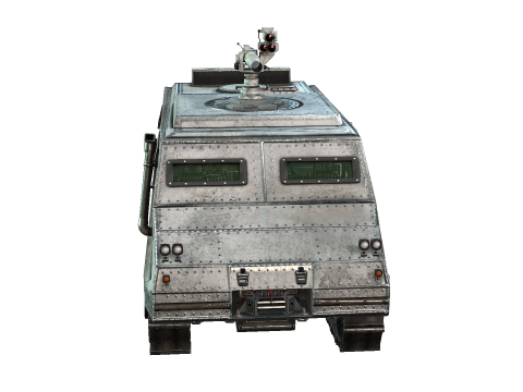 Tracked armored vehicle 3D Model