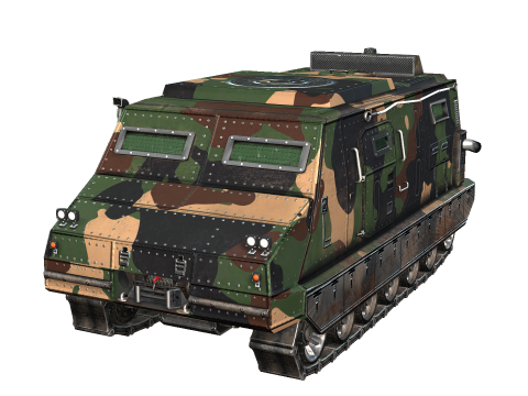 Tracked armored vehicle 3D Model