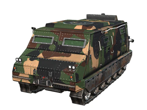 Paletli zırhlı ara&ccedil; 3D Model