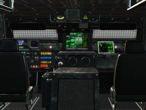 Tracked armored vehicle 3D Model